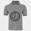 JB's  BIRDS EYE POLO   CHARCOAL - S Thumbnail