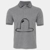 JB's  BIRDS EYE POLO   CHARCOAL - S Thumbnail