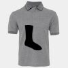 JB's  BIRDS EYE POLO   CHARCOAL - S Thumbnail
