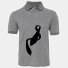 JB's  BIRDS EYE POLO   CHARCOAL - S Thumbnail