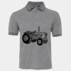 JB's  BIRDS EYE POLO   CHARCOAL - S Thumbnail