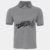 JB's  BIRDS EYE POLO   CHARCOAL - S Thumbnail