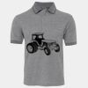 JB's  BIRDS EYE POLO   CHARCOAL - S Thumbnail