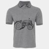 JB's  BIRDS EYE POLO   CHARCOAL - S Thumbnail