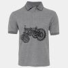 JB's  BIRDS EYE POLO   CHARCOAL - S Thumbnail