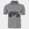 JB's  BIRDS EYE POLO   CHARCOAL - S Thumbnail
