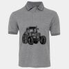 JB's  BIRDS EYE POLO   CHARCOAL - S Thumbnail