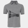 JB's  BIRDS EYE POLO   CHARCOAL - S Thumbnail