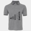 JB's  BIRDS EYE POLO   CHARCOAL - S Thumbnail