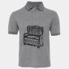 JB's  BIRDS EYE POLO   CHARCOAL - S Thumbnail