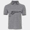 JB's  BIRDS EYE POLO   CHARCOAL - S Thumbnail