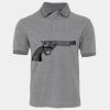 JB's  BIRDS EYE POLO   CHARCOAL - S Thumbnail