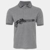 JB's  BIRDS EYE POLO   CHARCOAL - S Thumbnail