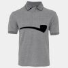 JB's  BIRDS EYE POLO   CHARCOAL - S Thumbnail