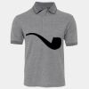 JB's  BIRDS EYE POLO   CHARCOAL - S Thumbnail