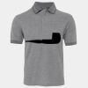 JB's  BIRDS EYE POLO   CHARCOAL - S Thumbnail