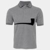 JB's  BIRDS EYE POLO   CHARCOAL - S Thumbnail