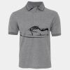 JB's  BIRDS EYE POLO   CHARCOAL - S Thumbnail