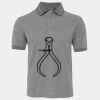 JB's  BIRDS EYE POLO   CHARCOAL - S Thumbnail