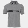 JB's  BIRDS EYE POLO   CHARCOAL - S Thumbnail