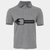 JB's  BIRDS EYE POLO   CHARCOAL - S Thumbnail
