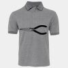 JB's  BIRDS EYE POLO   CHARCOAL - S Thumbnail