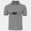 JB's  BIRDS EYE POLO   CHARCOAL - S Thumbnail