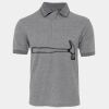 JB's  BIRDS EYE POLO   CHARCOAL - S Thumbnail