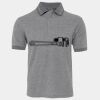 JB's  BIRDS EYE POLO   CHARCOAL - S Thumbnail