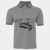 JB's  BIRDS EYE POLO   CHARCOAL - S Thumbnail