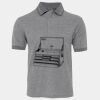 JB's  BIRDS EYE POLO   CHARCOAL - S Thumbnail