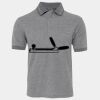 JB's  BIRDS EYE POLO   CHARCOAL - S Thumbnail