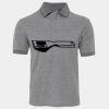 JB's  BIRDS EYE POLO   CHARCOAL - S Thumbnail