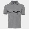 JB's  BIRDS EYE POLO   CHARCOAL - S Thumbnail
