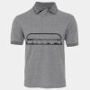 JB's  BIRDS EYE POLO   CHARCOAL - S Thumbnail