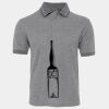 JB's  BIRDS EYE POLO   CHARCOAL - S Thumbnail