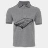 JB's  BIRDS EYE POLO   CHARCOAL - S Thumbnail