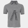 JB's  BIRDS EYE POLO   CHARCOAL - S Thumbnail