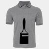 JB's  BIRDS EYE POLO   CHARCOAL - S Thumbnail