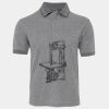 JB's  BIRDS EYE POLO   CHARCOAL - S Thumbnail