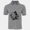 JB's  BIRDS EYE POLO   CHARCOAL - S Thumbnail