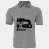 JB's  BIRDS EYE POLO   CHARCOAL - S Thumbnail