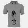 JB's  BIRDS EYE POLO   CHARCOAL - S Thumbnail
