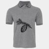 JB's  BIRDS EYE POLO   CHARCOAL - S Thumbnail