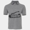 JB's  BIRDS EYE POLO   CHARCOAL - S Thumbnail