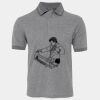 JB's  BIRDS EYE POLO   CHARCOAL - S Thumbnail