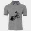 JB's  BIRDS EYE POLO   CHARCOAL - S Thumbnail