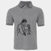 JB's  BIRDS EYE POLO   CHARCOAL - S Thumbnail
