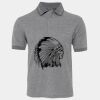 JB's  BIRDS EYE POLO   CHARCOAL - S Thumbnail