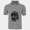 JB's  BIRDS EYE POLO   CHARCOAL - S Thumbnail